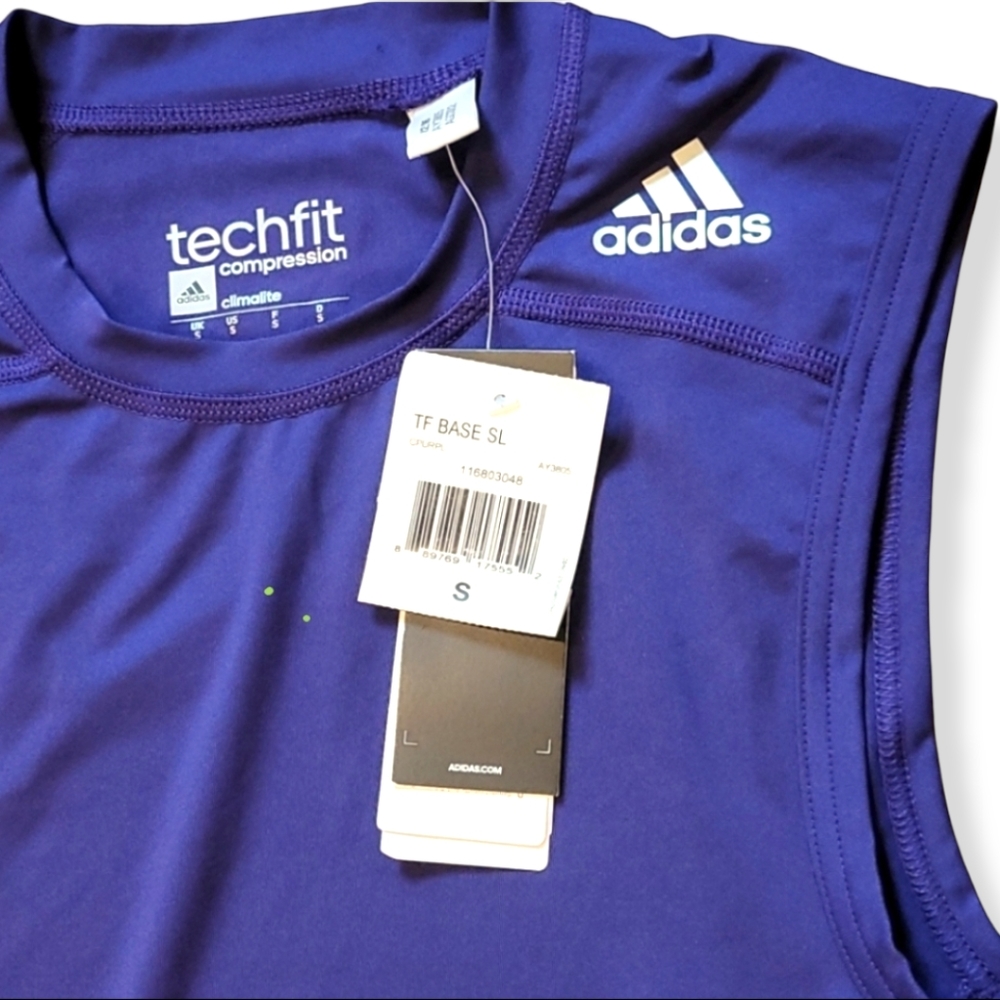 NWT Adidas Techfit Compression Layer - Picture 1 of 5